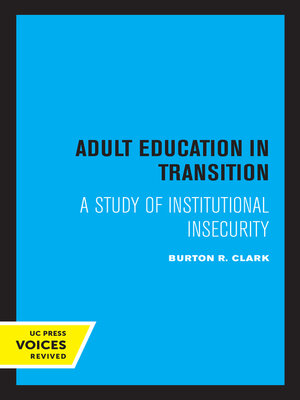 cover image of Adult Education in Transition